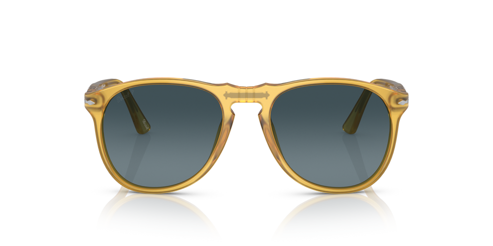 Persol PO9649S with Honey Frame and Blue Lenses - Image 2