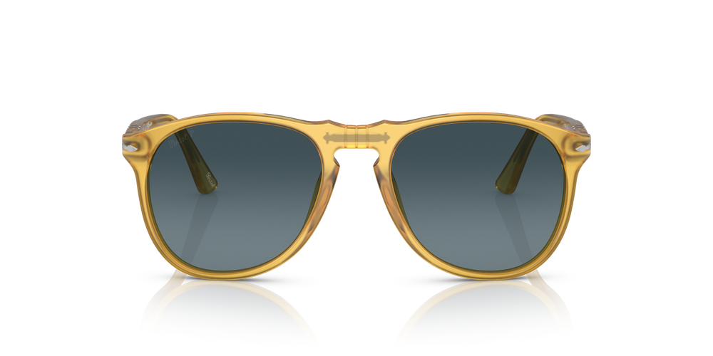 Persol PO9649S with Honey Frame and Blue Lenses - Image 2