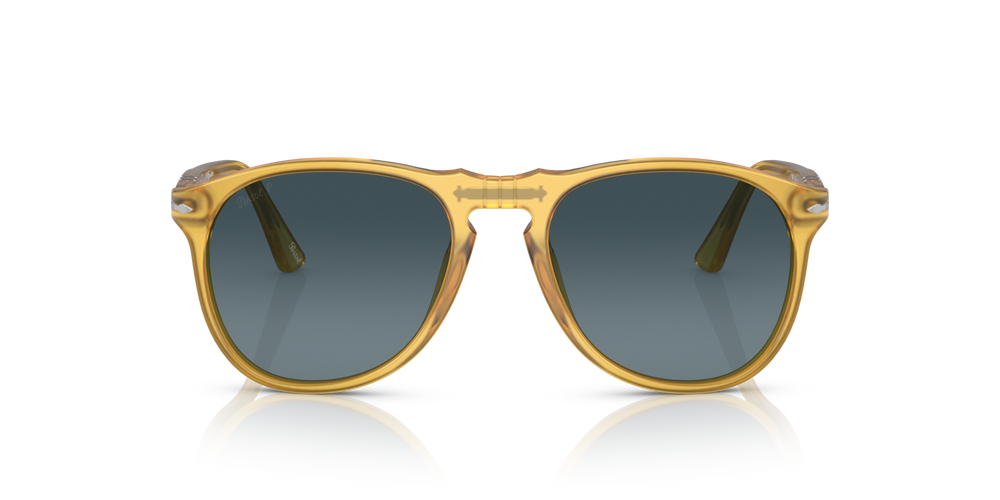 Persol PO9649S with Honey Frame and Blue Lenses - Image 2