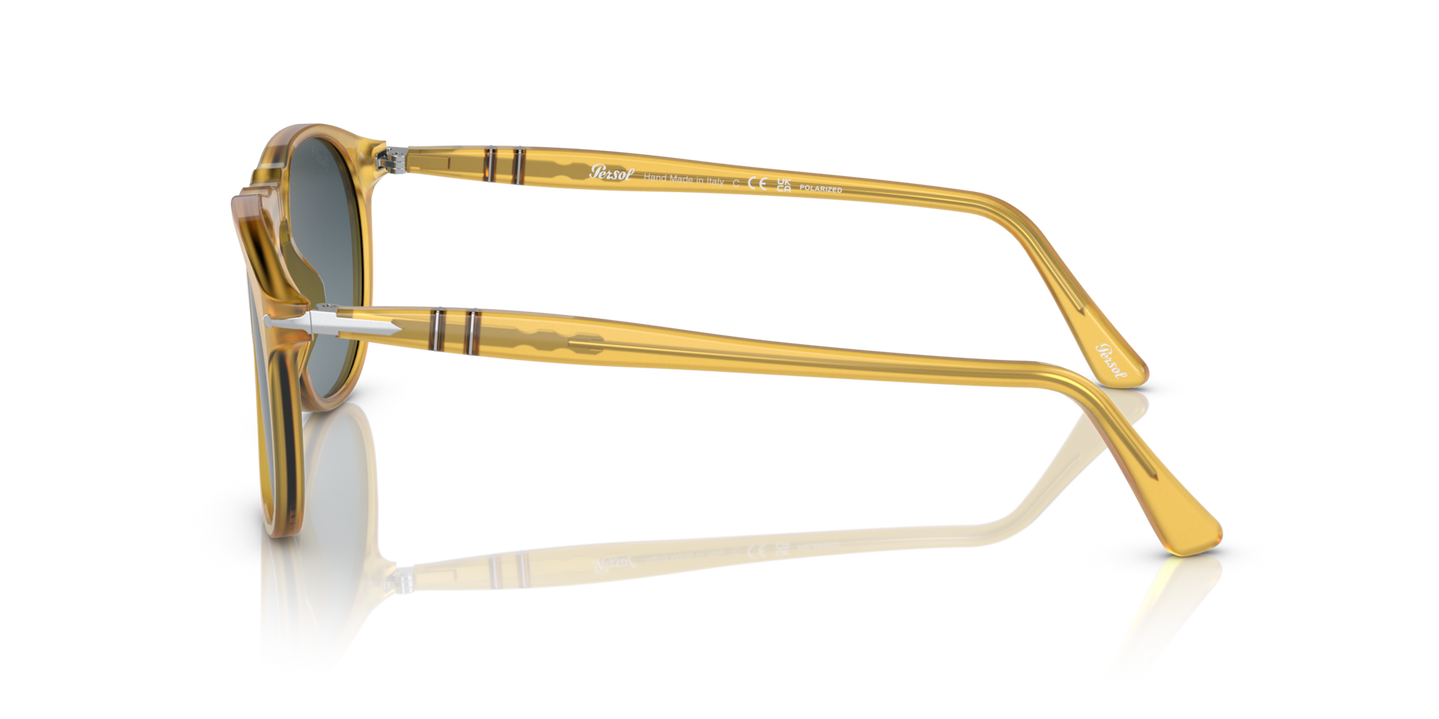 Persol PO9649S mit Honig Gestell und Blau Gläsern - Bild 1
