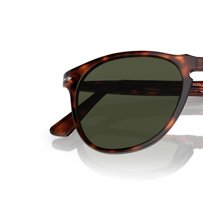 Persol PO9649S with Havana Frame and Green Lenses – Variant Image