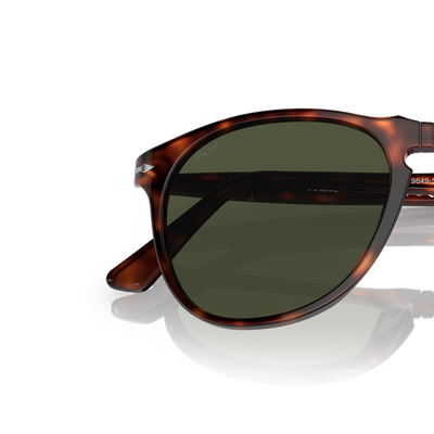 Persol PO9649S avec Monture Havana et Verres Vert – Image variante