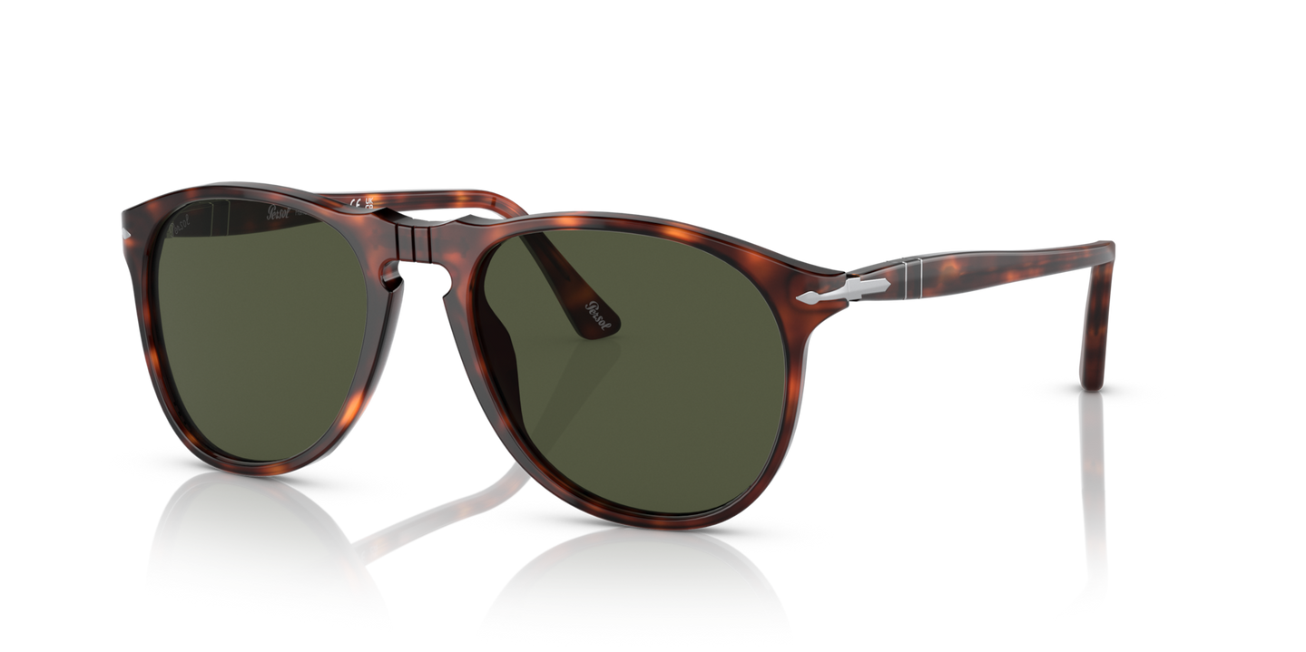 Persol PO9649S with Havana Frame and Green Lenses - Image 1