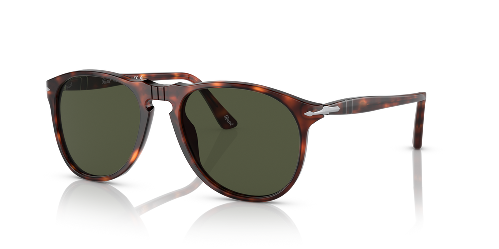 Persol PO9649S with Havana Frame and Green Lenses - Image 1