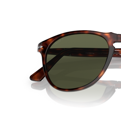 Persol PO9649S mit Havana Gestell und Grün Gläsern – Variantenbild