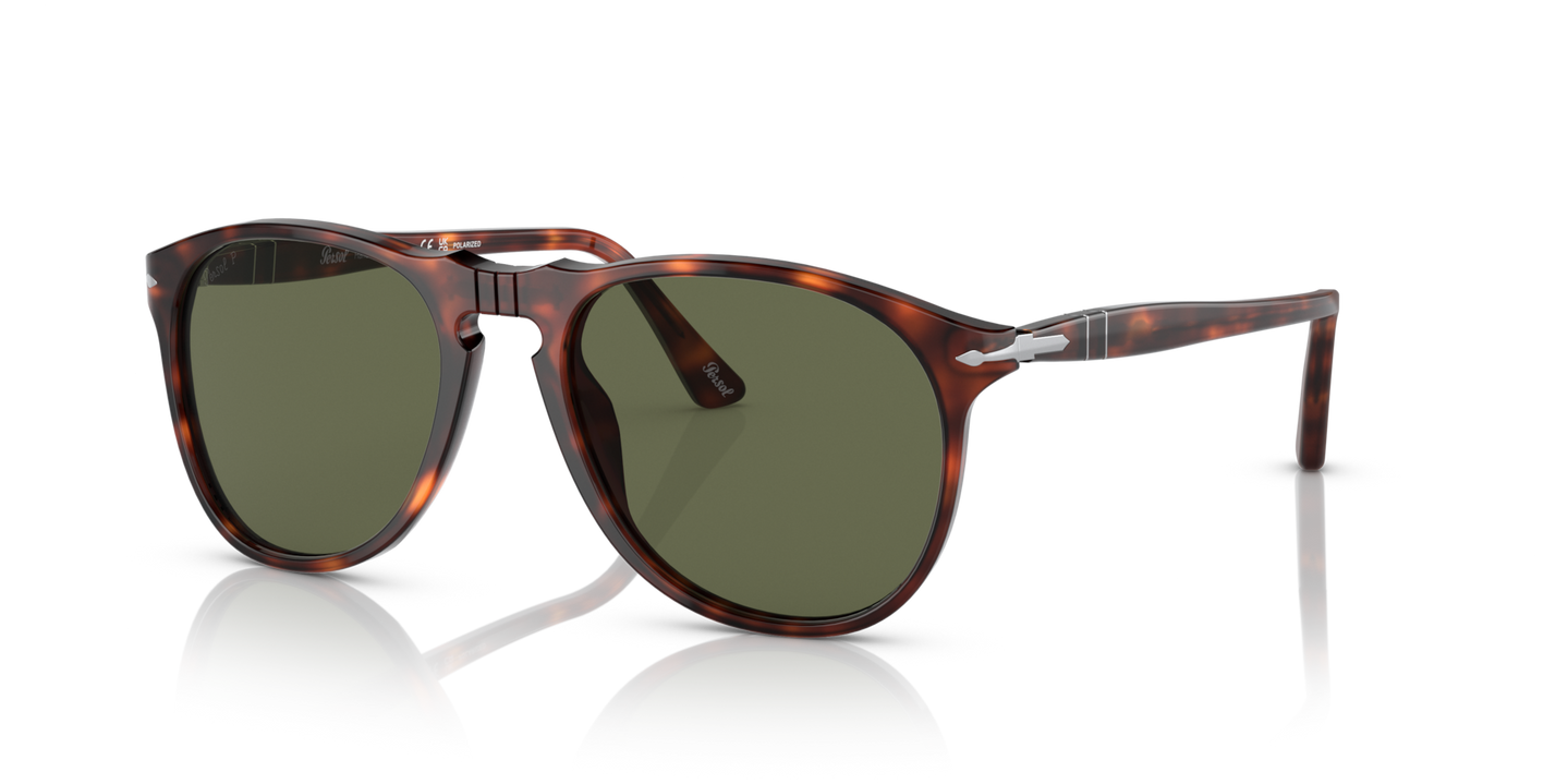Persol PO9649S mit Havana Gestell und Grün Gläsern - Bild 1