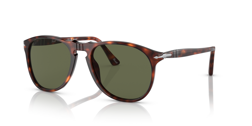 Persol PO9649S mit Havana Gestell und Grün Gläsern - Bild 1