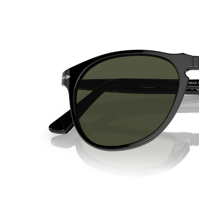 Persol PO9649S with Black Frame and Green Lenses | Persol® US