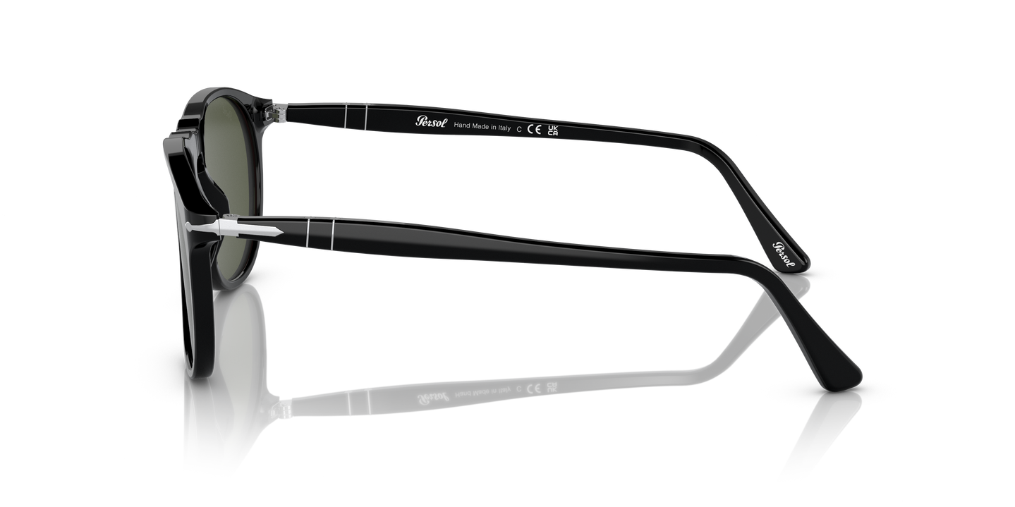 Persol PO9649S with Black Frame and Green Lenses | Persol® US
