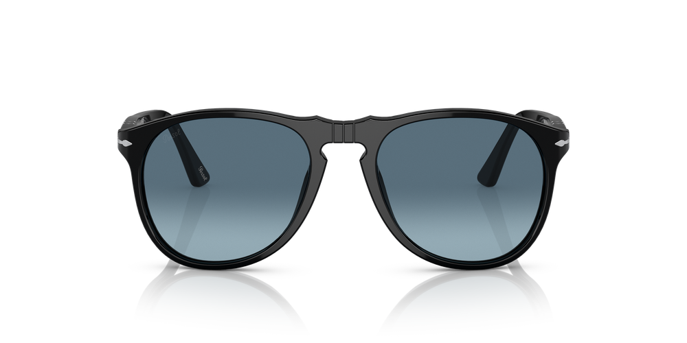 Persol PO9649S with Black Frame and Blue Lenses - Image 2