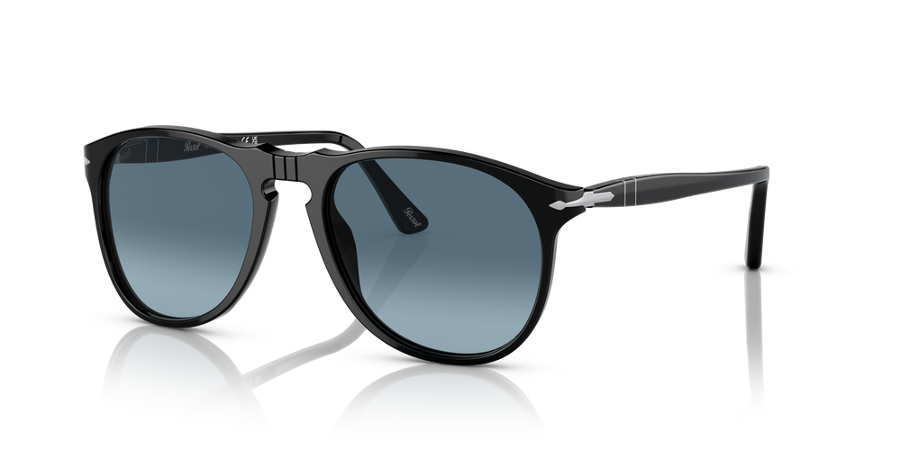 Persol PO9649S with Black Frame and Blue Lenses - Image 1