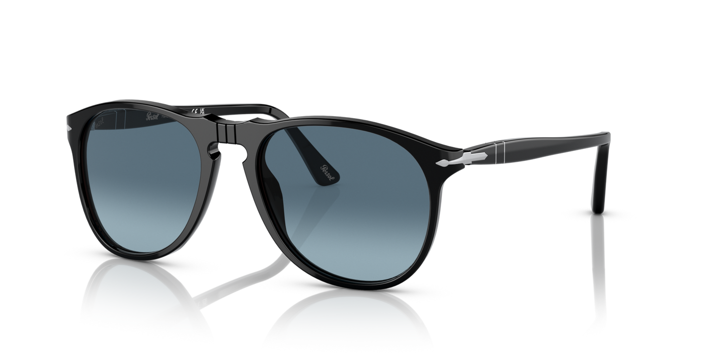 Persol PO9649S with Black Frame and Blue Lenses - Image 1