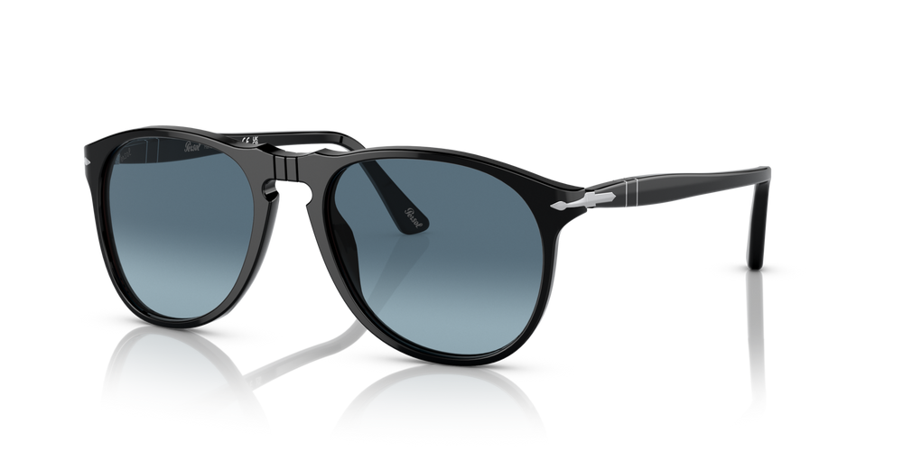 Persol PO9649S with Black Frame and Blue Lenses - Image 1