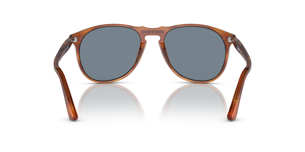 Persol PO9649S with Terra Di Siena Frame and Blue Lenses - Image 4