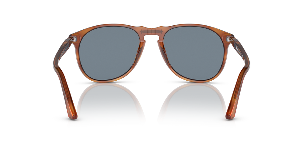 Persol PO9649S with Terra Di Siena Frame and Blue Lenses - Image 4