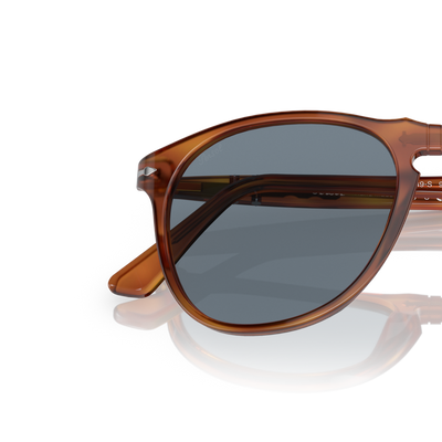 Persol PO9649S with Terra Di Siena Frame and Blue Lenses – Variant Image