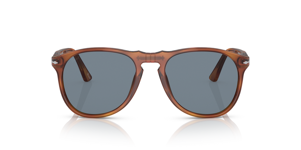 Persol PO9649S with Terra Di Siena Frame and Blue Lenses - Image 2