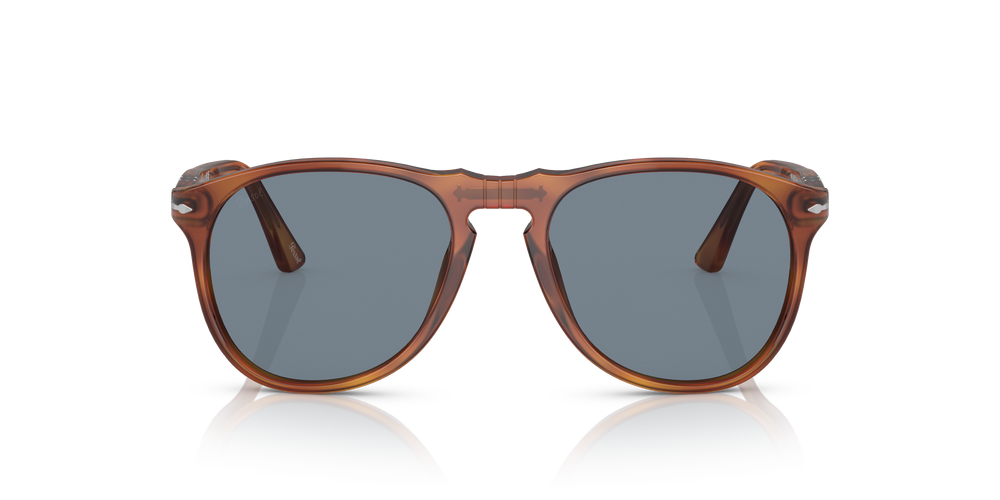 Persol PO9649S with Terra Di Siena Frame and Blue Lenses | Persol® US
