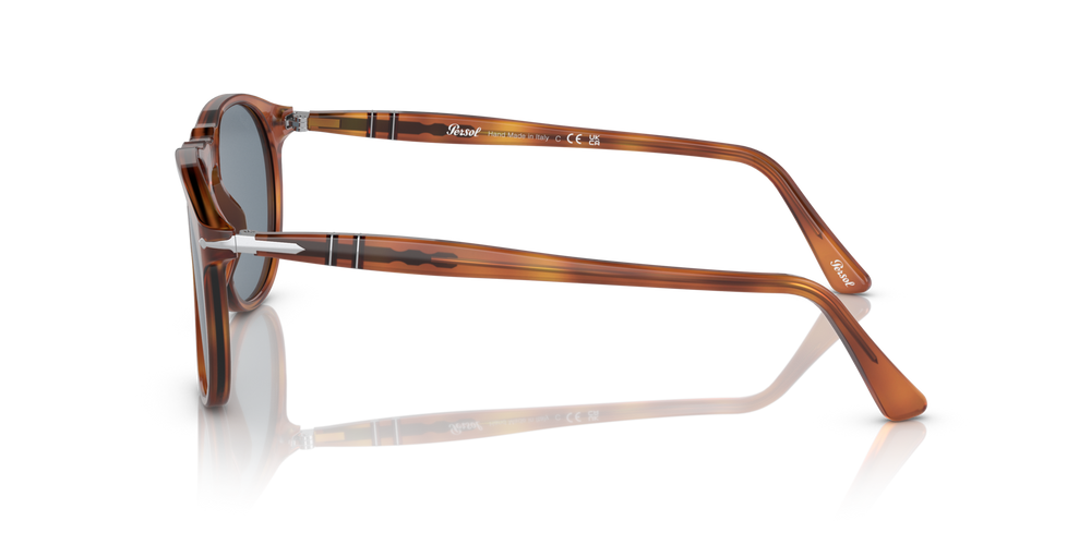 Persol PO9649S with Terra Di Siena Frame and Blue Lenses | Persol® US