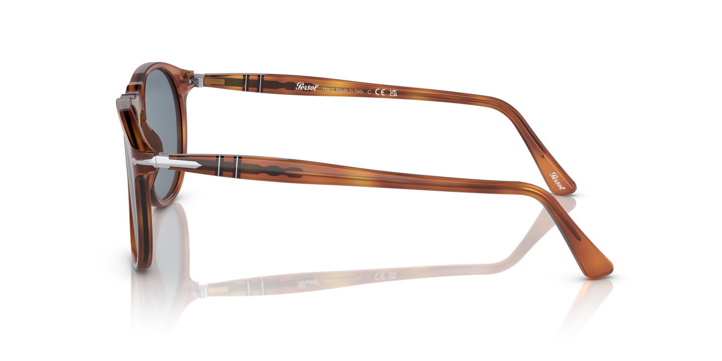 Persol PO9649S with Terra Di Siena Frame and Blue Lenses | Persol® US