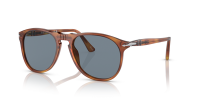 Persol PO9649S with Terra Di Siena Frame and Blue Lenses - Image 1
