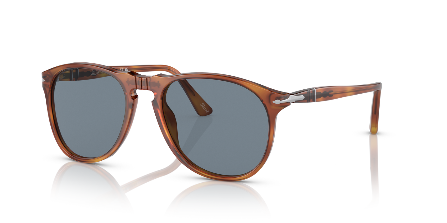 Persol PO9649S with Terra Di Siena Frame and Blue Lenses | Persol® US