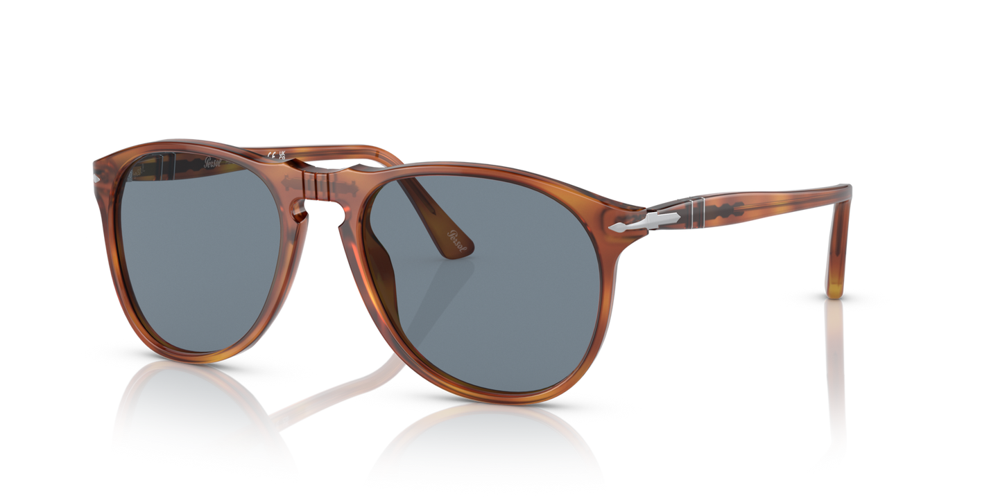 Persol PO9649S with Terra Di Siena Frame and Blue Lenses | Persol® US