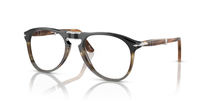 Persol PO9714VM with Black Striped Brown Grey Frame - Image 2