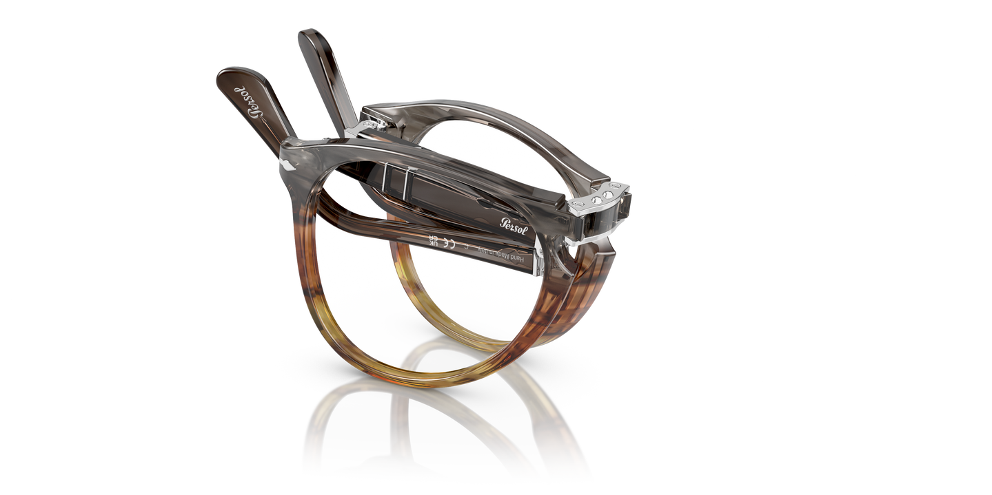 Persol PO9714VM with Opal Brown Embedding Frame - Image 1