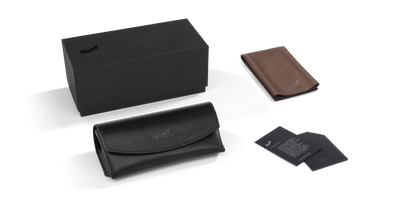 Persol PO0649NE - Total Black Arrow con Montatura Nero e Lenti Blu - Immagine 6