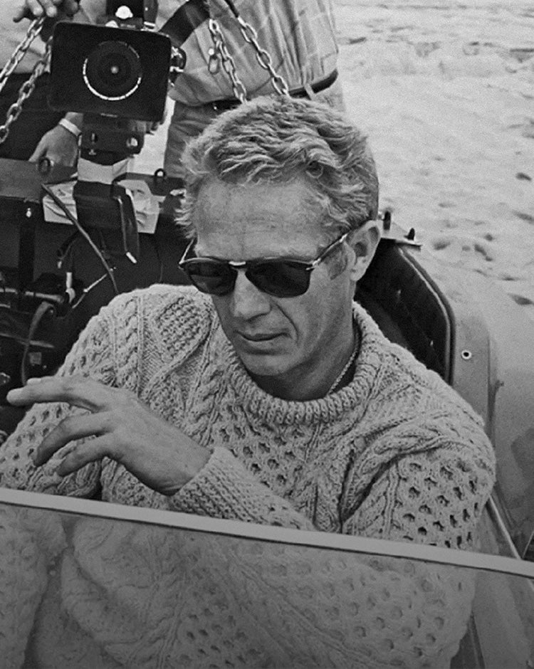 Eyewear care cleaning tips for your 714SM - Steve McQueen with Light Havana Frame and Blue Lenses