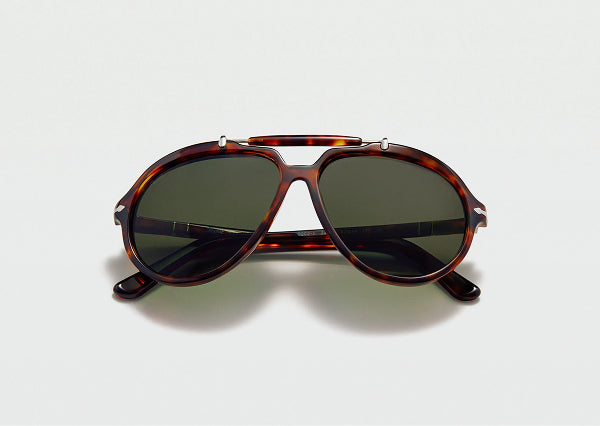 Persol PO3264S with Black/Gold Frame and Black Lenses | Persol® AE