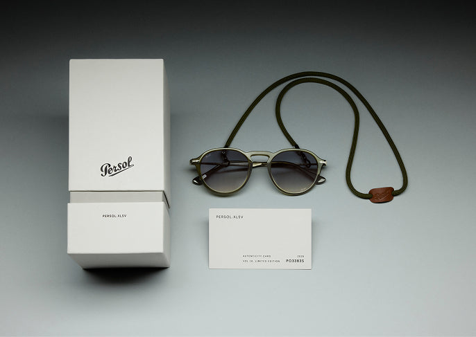 Persol PO3264S with Black/Gold Frame and Black Lenses | Persol® BM