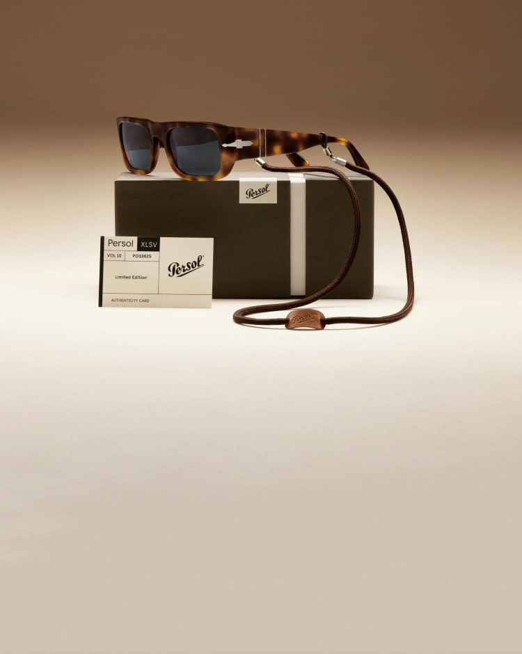 Eyewear care cleaning tips for your PO3362S - Exclusive with Gradient Brown Tortoise Frame and Blue Lenses
